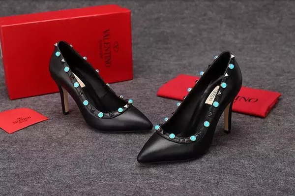 Valentino Shallow mouth stiletto heel Shoes Women--021